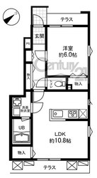 クレール調布の物件間取画像